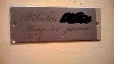 Tomus1990 - numeru na drzwiach nie ma, ale informacja o tym co się studiowało to już ...