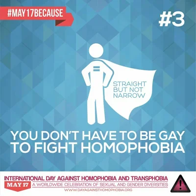 falszywyprostypasek - Dzisiaj IDAHOT - Międzynarodowy Dzień Przeciw Homofobii i Trans...
