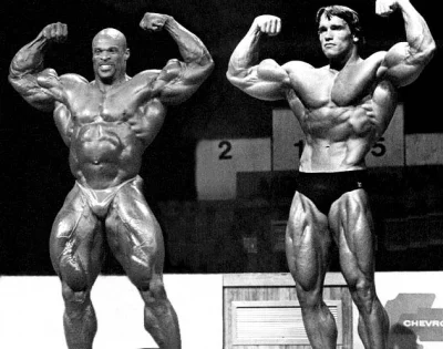 zackson - Coleman (Mr. Olympia 2003) vs Schwarzenegger (Mr. Olympia 1974)
