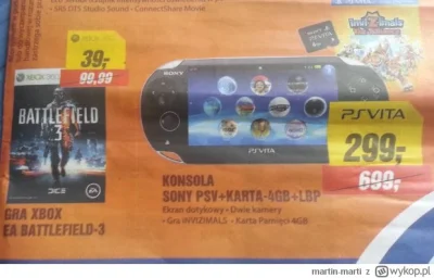 m.....i - I jak udało się komuś kupić PS Vita za 299 zł? 

#gry #konsole #wyprzedaz #...