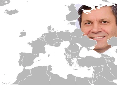 Felix_Felicis - Mapa Europy gdyby wszystkie państwa z literą "w" w nazwie zalała woda...