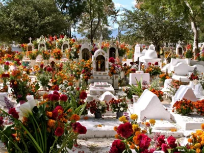 Taco_Polaco - Meksykanski cmentarz w dzien zmarlych
