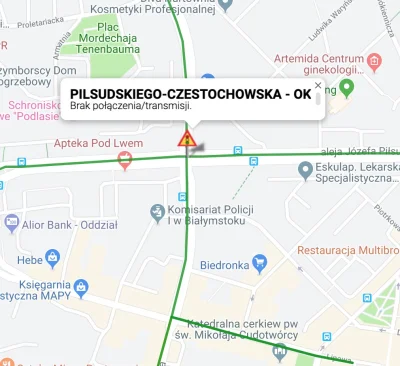 klotz - #bialystok z powodu awarii sygnalizacji na skrzyżowaniu Piłsudskiego x Często...