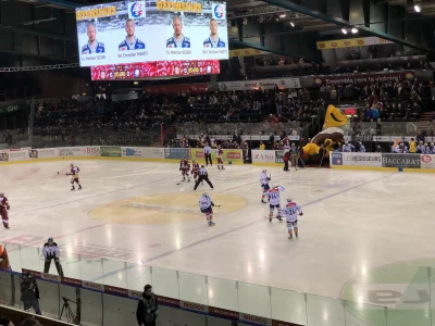 reflex1 - Pozdro Mirki z meczu Servette- ZSC Lions #zurych
#szwajcaria #mecz #hokej ...