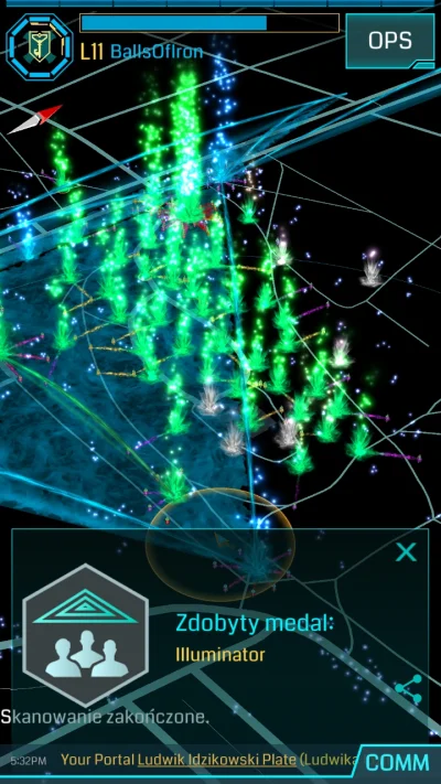 ddominoo - wywalczony, wymeczony ( ͡° ʖ̯ ͡°) #ingress #tylkoniebiescy #iluminati