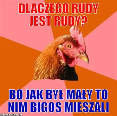 Xavax - Mam dalekiego znajomego, który nazywa się Piotrek i jest rudy. Spamuje mi tab...