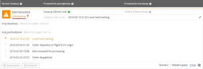 TheResurrectedProditor - Leci do mnie ważna paczka (tracking RE837803458SE) i dziś ot...