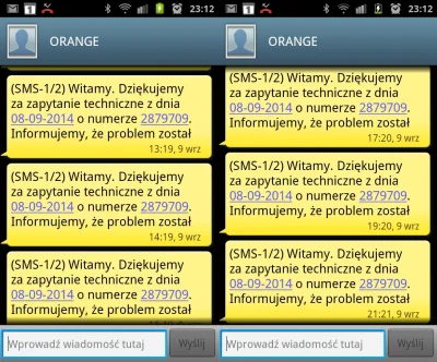 Rzaba - Dzwoniłam do pomocy technicznej Orange w sprawie powtarzających się SMS-ów. D...