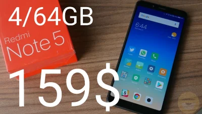sebekss - [HIT] Tylko 159$❗za telefon Xiaomi Redmi Note 5 4/64 GB czarny❗
Fantastycz...