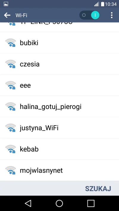 A.....o - Halina gotuj pierogi
Śmieszne i dziwne nazwy #wifi ( ͡° ͜ʖ ͡°)


Zapras...