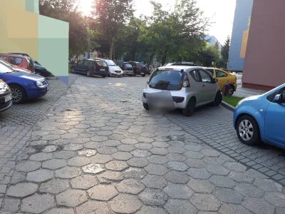 soadfan - Jak można takim pół autem zaparkować tak, by blokować przejazd? Przecież ta...