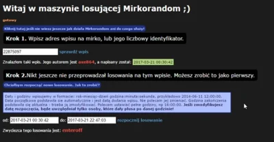 axe864 - wylosowany został @enteroff [w ciągu kilku minut podeśle ci dane do konta] ,...