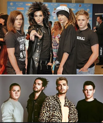 Roosevelt - Pamiętacie Tokio Hotel? kiedyś i dziś XD #tokiohotel #muzyka #kiedysidzis...