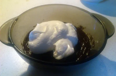 Rajca - Domowy pudding czekoladowy z dodatkiem własnego piwa - coffee stoutu ;) Pieki...
