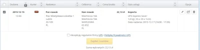 MichalQ20 - @PiotrokeJ: Znalazłem coś. UPS Express Saver przez furgonetka.pl za 22 zł...