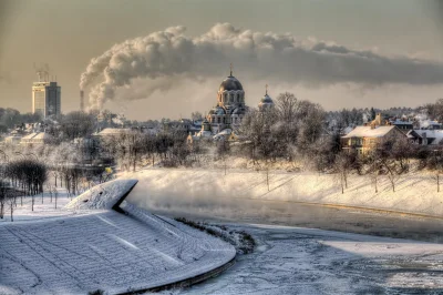 pokrakon - #fotografia #miasto #wilno #litwa #zima 
Wilno zimą -25°C
fot. Laimonas ...