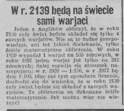 NoOne3 - > Skoro w 2018 było 498 to skąd założenie że będzie w 2025 będzie ich 0 ?

...