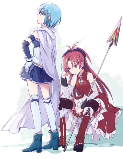 z.....s - #randomanimeshit #madokamagica #sayaka #sayakamiki #kyoko #kyokosakura
#ya...