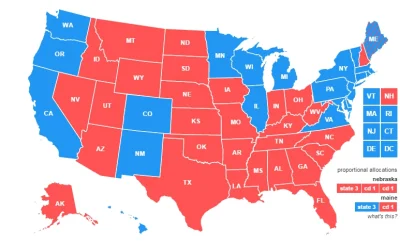 abdullahibnalibali - @Myrten: Minnesota i Wyoming dla Trumpa xD
ale jak już wrzucamy...