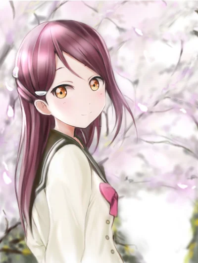 Azur88 - #randomanimeshit #loveliveschoolidolproject #sakurauchiriko #longhair #redha...