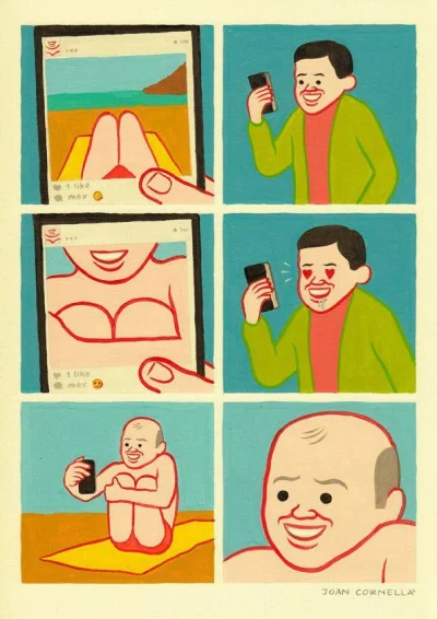 Rad-X - #joancornella #humorobrazkowy #tinder