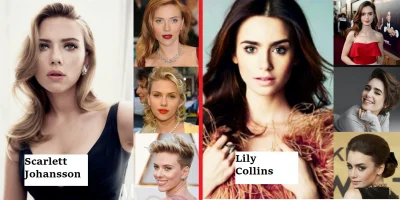 knoor_knoor - Scarlett Johansson versus Lily Collins. Zdjęcia: główne z sesji zdjęcio...