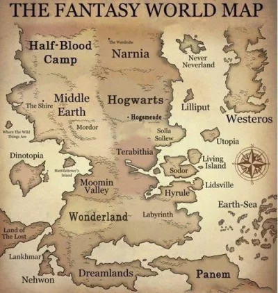 podrozujewiecwykopuje - Mapa fantasy światów fantasy #mindfuck



#fantastyka #rpg #m...