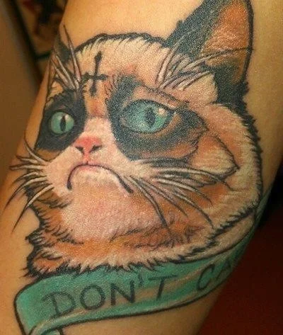 Jagienka87 - #zodyn ŻŌDYN takiego ni ma! #tattoo #kot