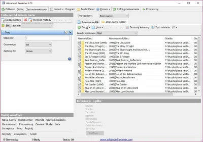 Aryman93 - @Belkotliszek: Użyłem jakiegoś advanced renamer. Najpierw zamieniłem miejs...