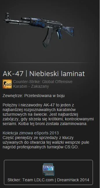 RezonatorKwarcowy - Jako, że już nie gram w #csgo, a mam kilka skinów (może nie są wa...