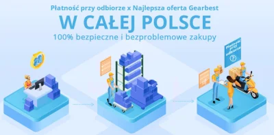 polu7 - Gearbest wprowadził w Polsce możliwość płatności przy odbiorze.

Płatność p...