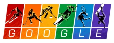 d.....r - Logo Google z okazji igrzysk olimpijskich w Soczi. #olimpiadazimowa #soczi2...