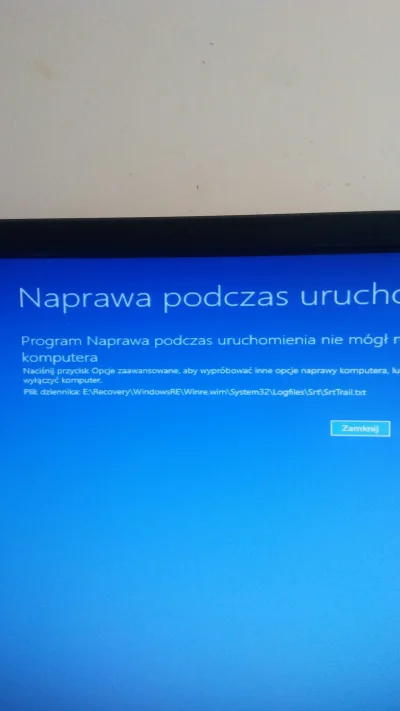 Im_NezY - cześć, nie mogę uruchomic komputera, taki błąd pokazuje się cały czas, prob...