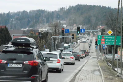 Kleki_Petra - Na zdjęciu prawdziwa zmora kierowców poruszających się po trasie łącząc...