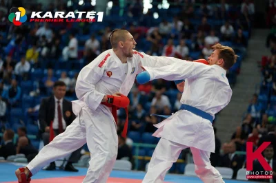 mariusz-migdalski - Stanislav Horuna (Ukraina) podczas Karate1 Premier League w Halle...
