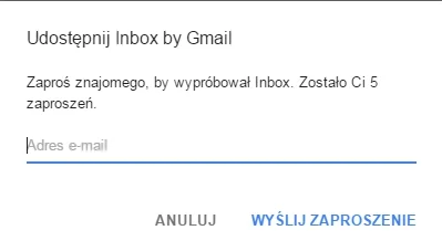 Websterr - O 20:00 rozlosuję dla 5 osób zaproszenia do #inbox #rozdajo #googleinbox