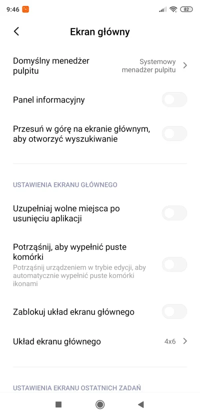 Tomek_Tcz - @PotwornyKogut: wystarczy zmienić laucher jak przeszkadza wyłączyć gest. ...