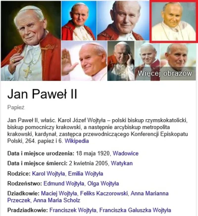 k.....1 - Nawet wyszukiwarka Google szkaluje Papieża Polaka...
#wykopobrazapapieza #...