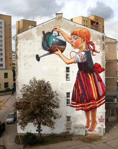 L.....o - dziś polka Natalia Rak w #perelkizdevianta i jeden z moich ulubionych mural...