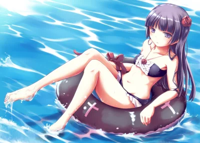 kedzior1916 - #randomanimeshit #oreimo #rurigokou #kuroneko #swimsuit #stopkianime @B...