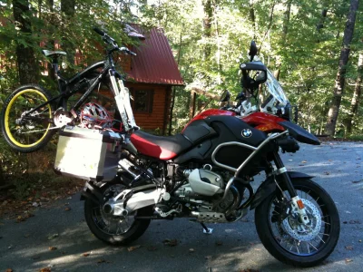 J.....n - @Stivo75: Bagażnik rowerowy dla motocykli firmy Garret Blake.