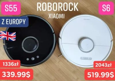 sebekss - Tylko 339.99$ [1336zł] za Xiaomi Roborock s55 z Europy❗
Najnowszy  Xiaomi ...