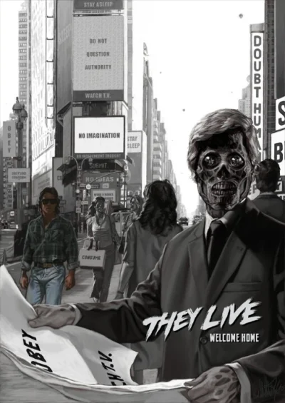 aleosohozi - Oni żyją
#plakatyfilmowe #theylive