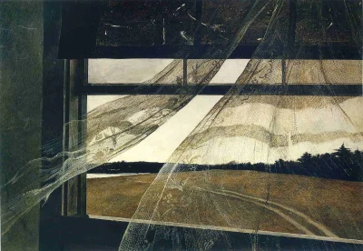 Hoverion - Andrew Wyeth 1917-2009 
Wiatr od morza, 1947, tempera, National Gallery o...