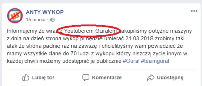 ronnie512 - @Biffex: Gural? Nie znam takiego Youtubera ( ͡° ͜ʖ ͡°)