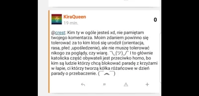 c.....t - @KiraQueen a tak wygląda tolerancja według lewicy XD można tolerować wszyst...