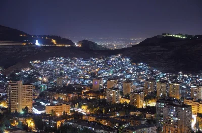 T.....a - Damaszek. Zdjęcie z wczorajszej nocy.
#syria