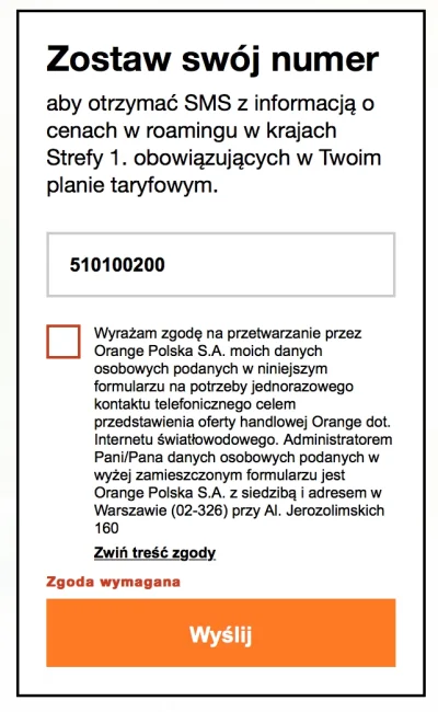 Fokk - Co tu się właśnie odwaliło z treścią zgody?
#orange @OrangeEkspert