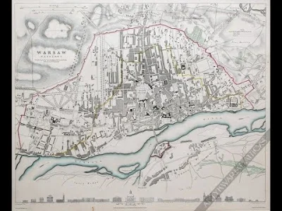 Atticuspl - W serii Varsaviana prezentujemy ciekawy plan Warszawy, który pochodzi z a...