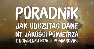 imlmpe - > [TUTORIAL] Jak pobrać dane nt. zanieczyszczenia powietrza z dowolnej stacj...